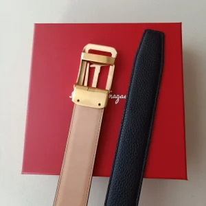 Essenceofluxury Womens Belts Ferragamo Leather Belt in Black 34MM A175PP240 AA196072