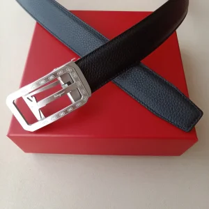 Essenceofluxury Womens Belts Ferragamo Leather Belt in Black 34MM A175PP240 AA196073