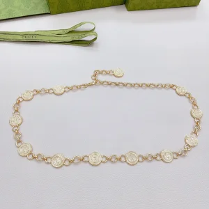 Gucci Interlocking G Gold Chain Belt 