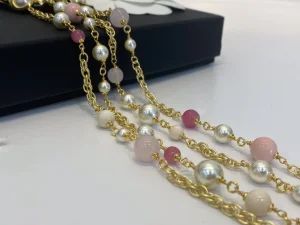 Essenceofluxury Womens Jewelry Chanel Vintage Pearls Necklaces A39PP380 AA196728