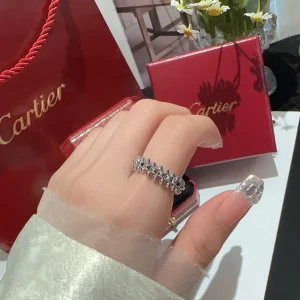 Essenceofluxury Womens Jewelry Cartier Clash De Cartier Rings in White Gold A173PP380 AA198816