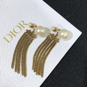 Dior Tribales Pearl Tassel Earrings 