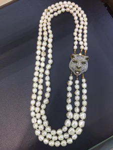 Essenceofluxury Womens Jewelry Gucci Feline Pearls Necklaces A152PP380 AA199932