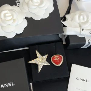 Essenceofluxury Womens Jewelry Chanel Crystals Star CC Hair Clip A39PP180 AA200220