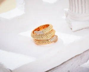 Essenceofluxury Womens Jewelry Bvlgari Serpenti Viper Diamonds Rings A152PP280 AA200474