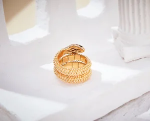 Essenceofluxury Womens Jewelry Bvlgari Serpenti Viper Diamonds Rings A152PP280 AA200474