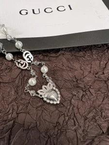 Essenceofluxury Womens Jewelry Gucci Interlocking G Pearls Neclaces A152PP280 AA200477