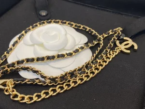 Essenceofluxury Womens Jewelry Chanel Chain and Leather Pendant Necklaces A39PP280 AA200928