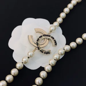 Essenceofluxury Womens Jewelry Chanel Crystals CC Pearls Necklaces A39PP280 AA200927