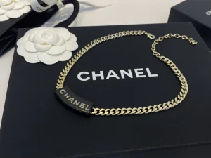 Chanel Monogram Logo Chain Necklaces 
