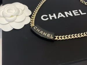 Essenceofluxury Womens Jewelry Chanel Monogram Logo Chain Necklaces A39PP180 AA200925