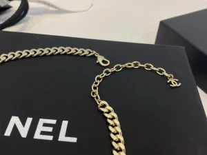 Essenceofluxury Womens Jewelry Chanel Monogram Logo Chain Necklaces A39PP180 AA200925
