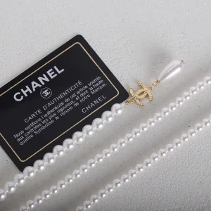 Essenceofluxury Womens Jewelry Chanel Pearls Necklaces A39PP380 AA201417