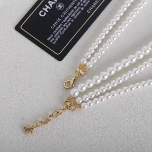 Essenceofluxury Womens Jewelry Chanel Pearls Necklaces A39PP380 AA201417