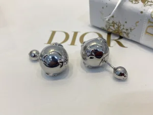 Essenceofluxury Womens Jewelry Dior Silver Tribales Earrings A39PP180 AA201684