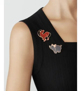 Essenceofluxury Womens Jewelry Van Cleef Arpels Lucky Animals Pig Brooch A205PP380 AA201950