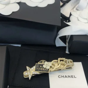 Essenceofluxury Womens Jewelry Chanel Crystals Star No5 Hair Pin A39PP180 AA202035