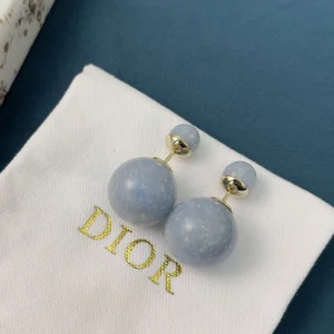 Essenceofluxury Womens Jewelry Dior Tribales Blue Earrings A205PP180 AA203874