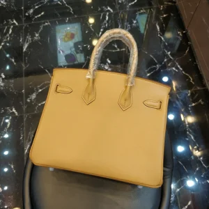 Essenceofluxury Womens Handbags Hermes Birkin 25 Tan Swift Bag 25CM A05PP3880 AA205084