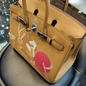 Essenceofluxury Womens Handbags Hermes Birkin 25 Tan Swift Bag 25CM A05PP3880 AA205084