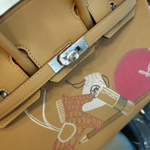 Essenceofluxury Womens Handbags Hermes Birkin 25 Tan Swift Bag 25CM A05PP3880 AA205084