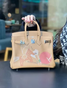 Essenceofluxury Womens Handbags Hermes Birkin 25 Tan Swift Bag 25CM A05PP3880 AA205084