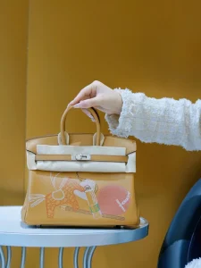 Essenceofluxury Womens Handbags Hermes Birkin 25 Tan Swift Bag 25CM A05PP3880 AA205084