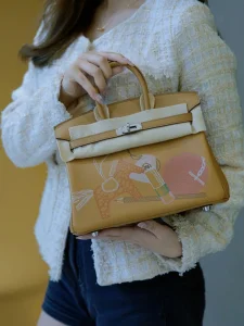Essenceofluxury Womens Handbags Hermes Birkin 25 Tan Swift Bag 25CM A05PP3880 AA205084