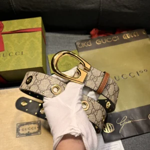 Gucci G Buckle Canvas Belt 40MM
