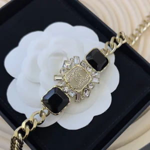 Chanel Crystal CC Chain Necklaces