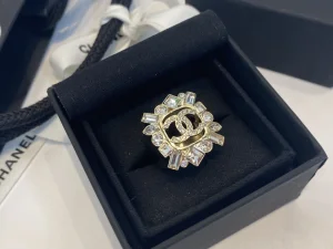 Chanel Crystal CC Rings