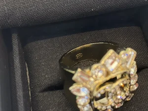 Chanel Crystal CC Rings