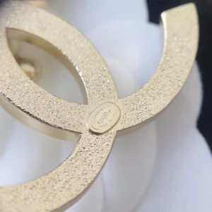 Chanel Crystal CC Star Brooch