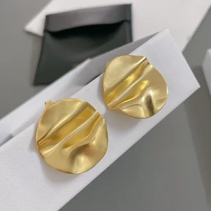 Celine Medaille Celine Gold Earrings