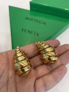 Bottega Veneta Drop Yellow Gold Earrings