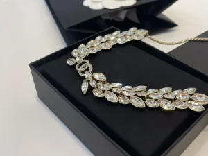 Chanel Crystals CC Wheat Necklaces