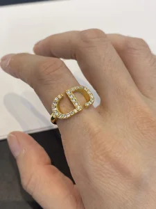 Dior Crystals Petit CD Rings