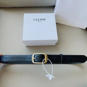Burberry Leather Belt Black 30MM