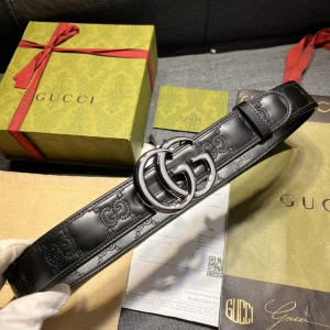 Gucci GG Marmont Leather Belt Black 40MM