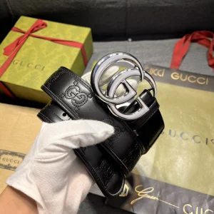 Gucci GG Marmont Leather Belt Black 40MM