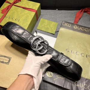 Gucci GG Marmont Leather Belt Black 40MM