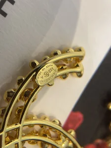 Chanel Gold Double C Brooch
