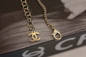 Chanel Crystal CC Bow Choker Necklace