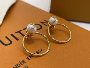Louis Vuitton LV Spiral Gold Earrings