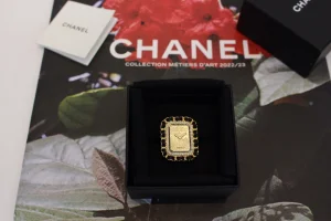Chanel Watch Rings Gold Black