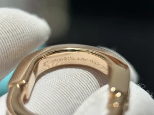Tiffany Lock Rose Gold Earrings