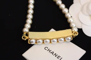 Chanel Pearls Choker Necklaces