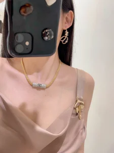 Chanel Crystal CC Earrings