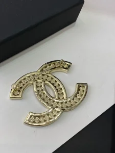 Chanel Diamonds Double C Brooch