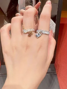 Hermes Diamonds Kelly Gavroche Rings